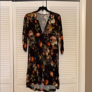 Anthropologie floral babydoll dress